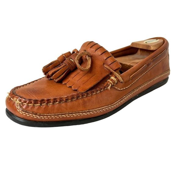 JOHNSTON & MURPHY Passport Tassel Loafers in Brown Men's 10M  Y-04 - Picture 3 of 14
